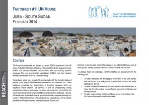SSD - UN House Juba - Relocation and Community Leadership