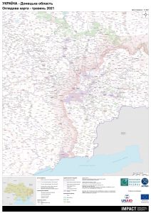 IMPACT UKR Map REF Donetska OverviewMap 01JUNE2021 A0 UA