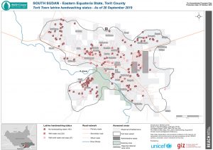 REACH SSD Map Torit Latrine Handwashing August2019