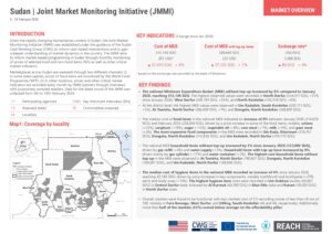 REACH Sudan, JMMI, factsheet, 5-14 February 2026