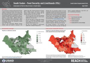 Area of Knowledge (AoK) Assessment of Hard-to-Reach Areas - Food Security & Livelihoods, April 2021