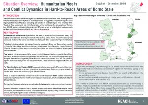 Hard-to-Reach (H2R) Areas Situation Overview, Borno State, Nigeria, October - December 2019
