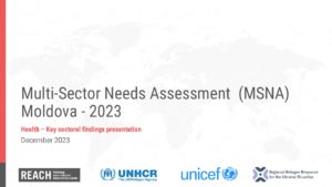 REACH MDA MSNA 2023 - Presentation Health Findings - December 2023