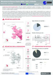 REACH Haiti RRM Artibonite Factsheet, Avril-Juin 2026