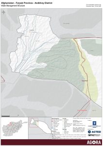Andkhoy District Water User Group Map December 2019