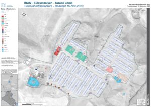 Tazade IDP Camp, Al Sulaymaniyah Governorate. Iraq. 2023