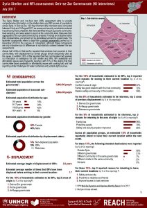 SYR_Factsheet_Shelter and NFI Assessment - Deir-ez-Zor_July 2017
