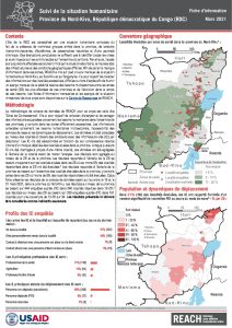 Suivi de la situation humanitaire au Nord-Kivu, mars 2021