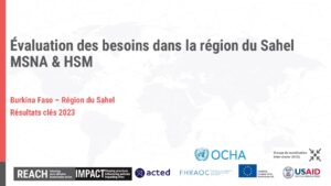 REACH_BFA_2023_Evaluation multisectorielle des besoins (MSNA)_Présentation des résultats_Sahel
