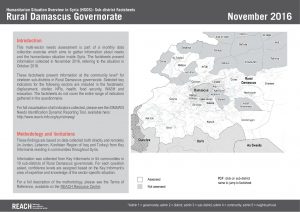 SYR_Factsheet_Sub-District Factsheets Rural Damascus Governorate_November 2016