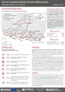 Evaluation multisectorielle dans les zones difficiles d’accès, Sud-est 2, RCA – Novembre2021