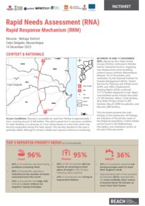 REACH Mozambique RRM Rapid Needs Assessment Factsheet – Ntocota – Metuge District (14/12/2025)