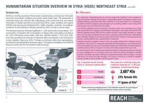 Humanitarian Situation Overview in Northeast Syria – June 2020