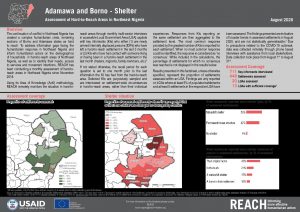 Hard-to-Reach, Shelter and NFIs, Borno and Adamawa state, Nigeria, August 2020