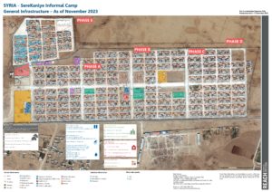 REACH Syria Sere Kaniye Camp map November 2023