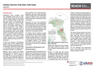 SSD_Situation Overview_Unity State_January 2017