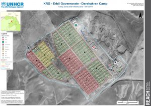 KRG - Erbil Governorate - Darashakran Camp - Zones - 05 January 2014