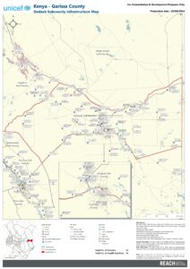 REACH WASH Infrastructure Map Dadaab Subcounty August 2024