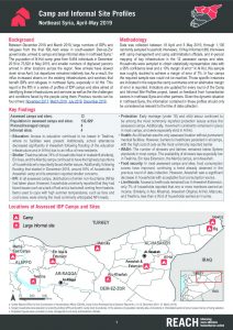 SYR_Factsheet_NortheastSyria_CampandInformalSiteProfilesRound5_AllProfiles_Jul2019