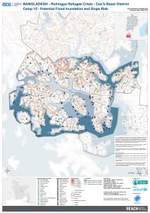 Bangladesh - Cox's Bazar - Camp 15 Potential Inundation and Slope Risk