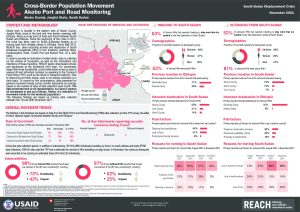 REACH SSD Akobo PRM Monthly Factsheet (November 2021)