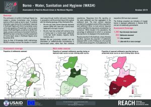 Hard-to-Reach WASH Factsheet in Borno State, Nigeria - October 2019