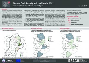 Hard-to-Reach FSL Factsheet in Borno State, Nigeria - November 2019