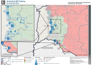 South Syria IDP Tracking as of 9 July 2018