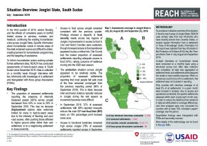 Jonglei State Situation Overview, South Sudan – July-September 2019