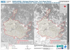 Bangladesh - Cox's Bazar - Kutupalong Makeshift Settlement Shelter Analysis Comparison - 25 September & 26 October
