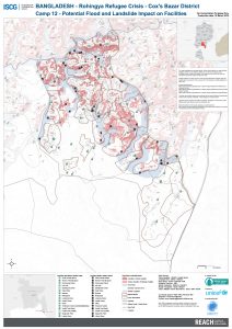 Bangladesh - Cox's Bazar - Camp 12 Potential Flood and Landslide Risk to Facilities