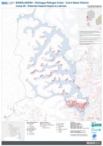 Bangladesh - Cox's Bazar - Camp 20 Potential Flood and Landslide Risk to Latrines