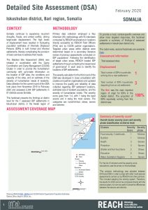 DSA III Factsheet Iskushuban, Somalia - February 2020
