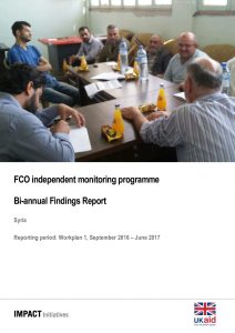 IMPACT Syria_CSSF WP1 Key Findings Report