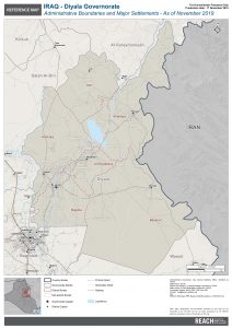 Iraq Reference Map Diyala Administrative Boundaries A1 – November 2019