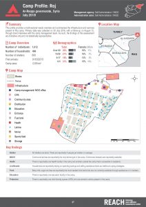 REACH_SYR_Factsheet_Camp Profiles Round 3_Roj_August 2018