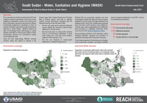 Assessment of Hard to Reach Areas, Water, Sanitation, & Hygiene, July 2021