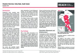 SSD_Situation Overview_Unity State_September 2016