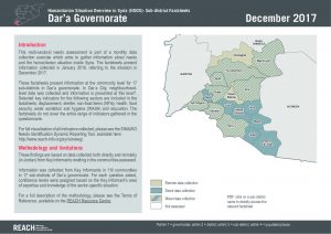 SYR_Factsheet_HSOS Subdistrict Factsheet Dar'a_December 2017