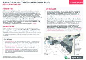 Humanitarian Situation Overview in Northeast Syria – March 2024