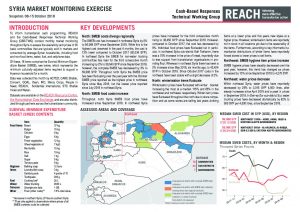 SYR_Situation Overview_Market Monitoring Exercise NE_October 2018