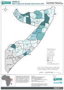 Somalia WASH Strategic Water sources supply November 2020