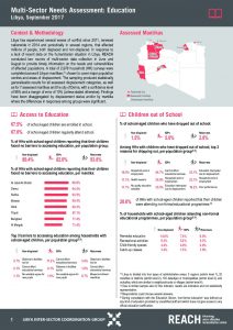 LBY_Factsheet_MSNA Education Sector_September 2017