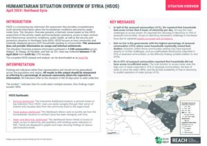 Humanitarian Situation Overview in Northeast Syria – April 2024