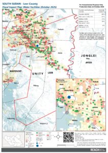 South Sudan - Flood Impact Water Points Leer County (October 2025)