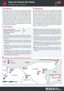 REACH_SYR_Factsheet_Camp Profiles Round 3_All Profiles_August 2018