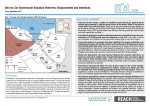 REACH_CCCM_Deir-ez-Zor displacement and intentions_September 2017