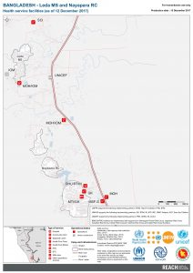 Bangladesh- Cox's Bazar-Leda and Nayapara- Health Service Facilities- December 2017