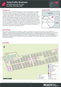 REACH SYR Factsheet NES Camp Profile Serkanya November 2022