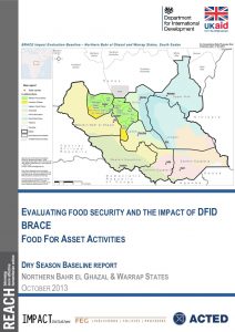 BRACE - Evaluating food security and the impact of DFID-Northern Bahr El Ghazal&Warrap States